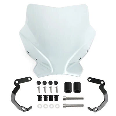 Windshield WindScreen fit for DUCATI Monster 821 1200 1200S 1200R 2014-2020 TU A Foto 1 de 4