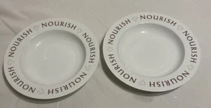 Pampered Chef Round-UP Feeding Families One Bowl at a Time 2014 Set of 2 8" - Picture 1 of 7