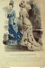 Gravure De Mode Journal Dames Et Demoiselles 1875 N°1416