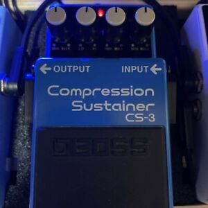 BOSS CS-3 Compressor Compression Sustainer Guitar Effect Pedal Good operation