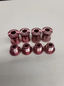 A2Z Chainring Bolt Set - 4 Arm - Pink - Picture 1 of 2