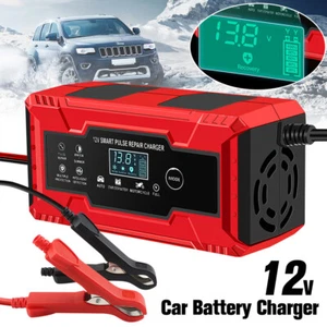 Smart Auto Trickle Charger 12V Car Battery Charger 8-Amp for Lead-acid Batteries - Picture 1 of 23