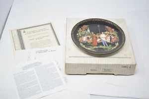 Russian Legends 1989 THE PRIEST AND HIS SERVANT BALDA Collectors Plate Box & COA - Picture 1 of 5