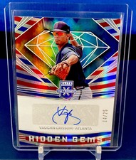 Vaughn Grissom 2020 Elite Extra Edition Auto Hidden Gems Red White Blue#HGVG /25