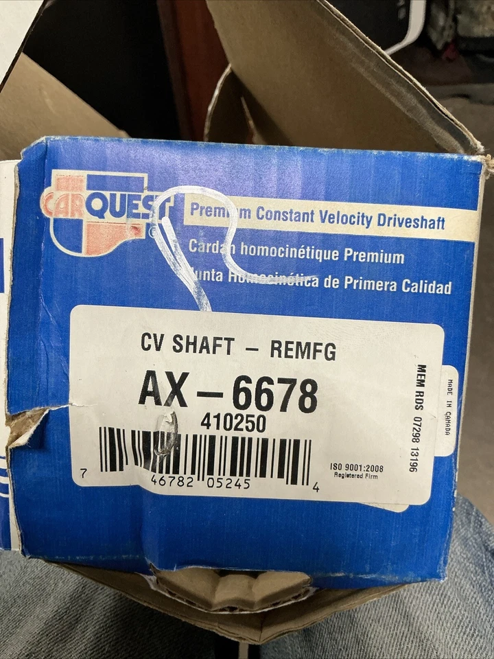 Вал оси CV для 83-93 Olds Cutlass/Ciera, Chevy Celebrity/Lumina, Century 6000 - Изображение 1 из 2