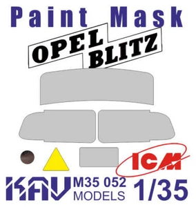 1/35 Paint Mask for German Truck Opel Blitz (ICM) - Picture 1 of 1