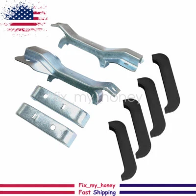 2 Set Upper &Lower Radiator Support Brackets Rubbers For 1967-72 Chevy GMC Truck Foto 1 de 4