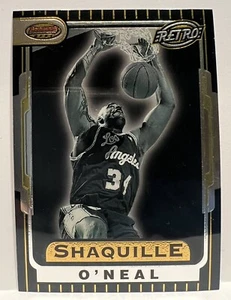 1996 Bowman’s Best Retro Shaquille O’Neal #TB8 LOS ANGELES LAkERS Crisp Corners - Picture 1 of 6
