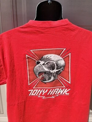 Vintage 80's Powell Peralta Tony Hawk Skateboard T Shirt Rare OG - Image 1 of 4