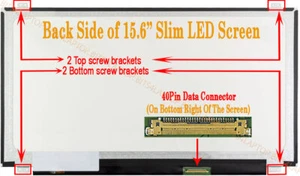 Computadora portátil compatible con pantalla delgada LED 15,6" Dell Inspiron 15z 5523 LTN156AT20-T01 - Imagen 1 de 5