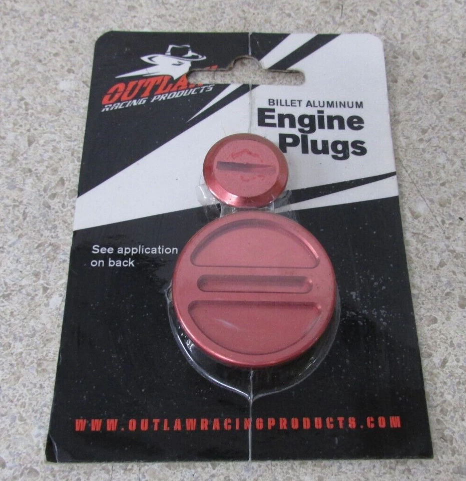HONDA CRF150R CRF250R CRF250X CRF450R 450X OUTLAW RACING BILLET ENGINE PLUG KIT - Image 1 of 1