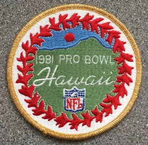 Parche oficial de fútbol americano de la NFL Pro Bowl 1981 Willabee Ward suelto sin tarjeta - Imagen 1 de 2