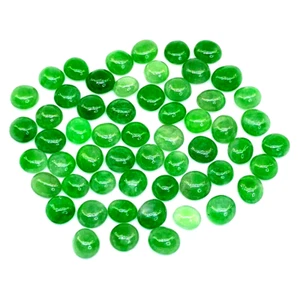 57 Stck., 3,50 mm echter natürlicher kaiserlicher Jadeit A Jade unbehandelt Burma G747 - Bild 1 von 2