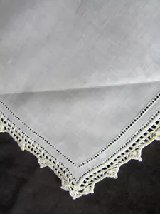 Vintage Taschentuch mit Häkelkante Taschentuch Taschentuch 1406 - Bild 1 von 10
