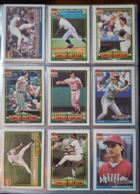 1991 Topps base cards 1-250 Pick from drop down list - Image 1 of 4