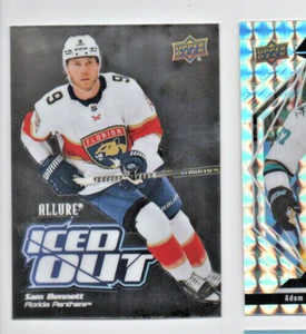 2022-23 Upper Deck Allure Iced Out Sam Bennett Panthers B-792