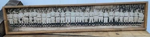 1922 New York Yankees Panoramic Team Print on wood Babe Ruth WOW! 10x48 - Picture 1 of 6