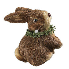 Adorable Rabbit Ornaments Lifelike Bunny Statue Animal Sculpture Home Decor