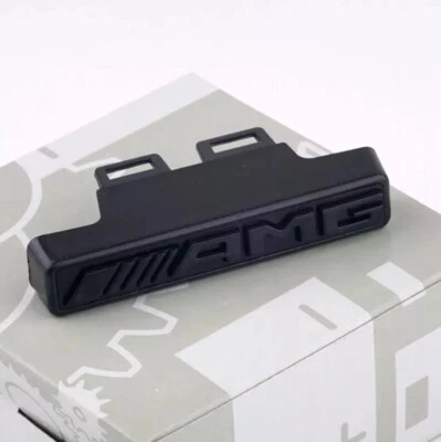 Genuine Mercedes-Benz Front Grille AMG Emblem logo Badge 4638173300 (2019-2023) - Image 1 of 4