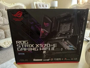 NEW ASUS ROG STRIX X570-E GAMING II with WiFi 6E AMD AM4 ATX Motherboard - Afbeelding 1 van 2