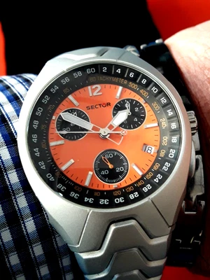 ✔✔PRATICAMENTE NUOVO CRONOGRAFO SECTOR NO LIMITS 185 SWISS MADE CAL.G10.71A✔✔ - Immagine 1 di 4