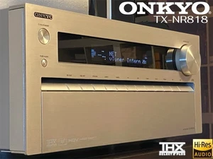 ONKYO TX-NR818 Network 7.2 Receiver THX Select 2 Plus HiRes 4K MHL Audyssey ARC - Bild 1 von 24