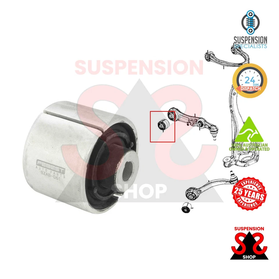 Lower Bushing, Control/Trailing Arm Suit MERCEDES-BENZ S-Class S 600 Maybach - Immagine 1 di 1