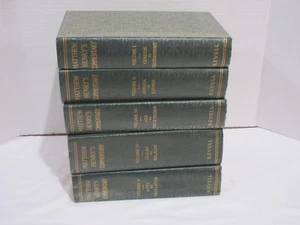 Matthew Henry’s Commentary on the Bible, Volumes 1-4 & 6 Hardcover, Revell - Picture 1 of 6
