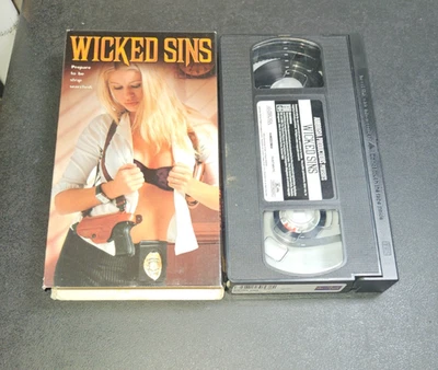 Wicked Sins (VHS, 2002) Barbara Fixx Rare Erotic Thriller HTF OOP - Image 1 of 4