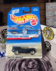 👓Hot Wheels 1998 #638 1st Edition🏁Jaguar D-TYPE Metalflake Blue⭐5SP⚡China - Picture 1 of 7