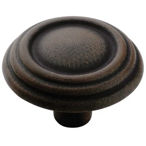 Amerock Traditions 1-1/4" BP1307-ART Antique Rust Cabinet Knob - Picture 1 of 1