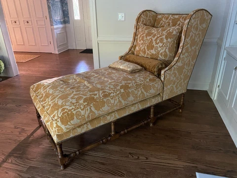 French Country Chaise Sofa Cover