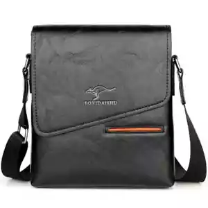 Borsa messenger canguro marca lusso uomo pelle casual tracolla per uomo - Foto 1 di 26