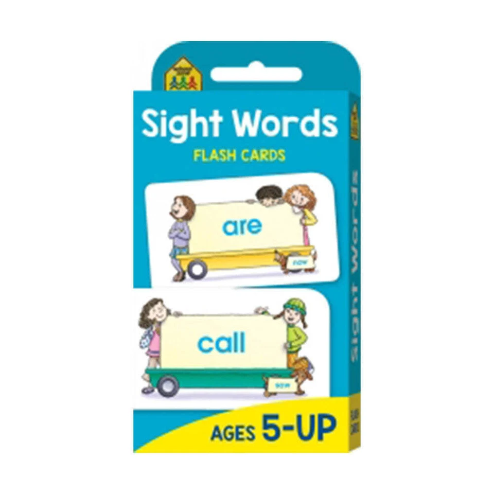 School Zone Baginning Sight Words Flash Cards Fun Learning Ages 5 Years and Up - Изображение 1 из 1
