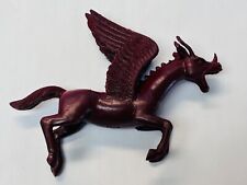 Vintage Brown Pegasus Toy Action Figure Hong Kong Winged Horse Fantasy BIN 17