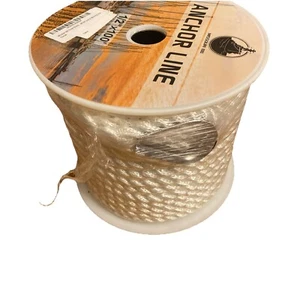 Missouri BB 1/2"x100' Twisted 3 Strand Nylon Anchor Rope Boat Mooring Line a8 - Picture 1 of 2