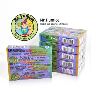 12 Pieces Mr. Pumice Purple Coarse Pumi Bar Stone - Picture 1 of 1
