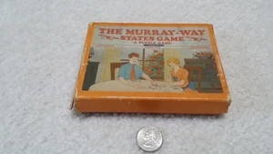 De colección, ""The Murray-Way States Game", un juego de rompecabezas, patente 1929, EE. UU. - Imagen 1 de 11