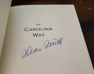 Autograph Dean Smith & G. D. Bell - The Carolina Way 1st Edition/Printing Book - Imagen 1 de 4