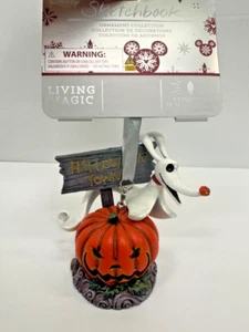 Zero Light Up Disney Sketchbook Ornament Nightmare before Christmas - Picture 1 of 2