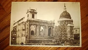 LONDRES BAJO FUEGO POSTAL SEGUNDA GUERRA MUNDIAL DAÑOS RELÁMPAGOS "ABADÍA DE SAN NICHOLAS COLE..." AÑOS 40. - Imagen 1 de 4