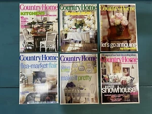 Country Homes Magazine ~ 2001 & 2002 Issues Lot 6 Spring Summer Fall - Picture 1 of 9