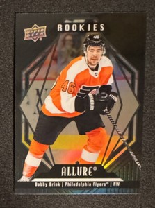Bobby Brink 2022 Upper Deck Allure Black Rainbow RC #145 Philadelphia Flyers