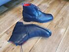 Jeffery West men's black leather lace up ankle boots size UK 11