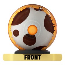 Bowling Ball OTB Cowtastic Donut For Spare Strike Funball with Motif