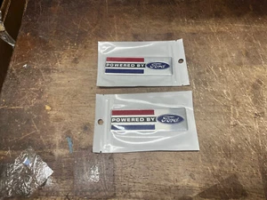 Powered By Ford Emblems Pair Chromed Version 2 - Foto 1 di 3