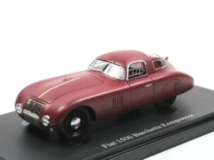 Autocult 04013 1943 Fiat 1500 Barchetta Compressore Streamliner Rosso 1:43 - Foto 1 di 3