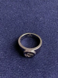 Gucci Silver GG Design Ring - Picture 1 of 6