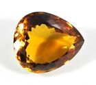 Natural Yellow Citrine Loose Gemstone Faceted Pear Shape Handmade Jewelry Stone