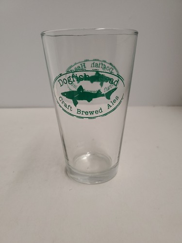 Dogfish Head Craftrd Brewed Ales Beer Pint Glass